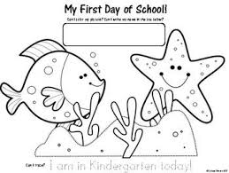 The set includes facts about parachutes, the statue of liberty, and more. First Day Of School Coloring Page For Kindergarten School Coloring Pages Ocean Coloring Pages Preschool Coloring Pages
