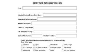 Credit card business model pdf. Free 35 Sample Authorization Forms In Pdf