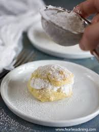 Whisk together tapioca flour, almond flour, and corn starch in a small bowl and set aside. Ahhhmazing Light And Fluffy Gluten Free Cream Puffs Fearless Dining