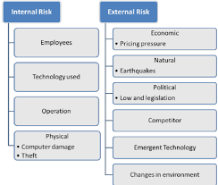 Debt financing includes bank loans, promissory notes and credit card purchases, while equity financing occurs when the business sells off shares of its ownership to outside sources. Internal And External Risk Sources Download Scientific Diagram