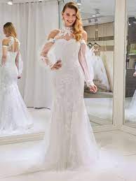 Ericdress Mermaid Long Sleeves Wedding Dress Ericdress Reviews Long Sleeve Mermaid Wedding Dress Cold Shoulder Wedding Dress Wedding Dresses