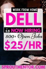 Legitimate Work From Home Jobs Hiring Now Dell Others Sproutmentor Work From Home Careers Work From Home Jobs Legitimate Work From Home