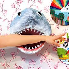 Basteln Pappmachee Hai Fisch Kinderzimmer Basteln Kinder