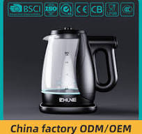 Wholesale Glass electric kettle Manufacturer with ISO 9001
