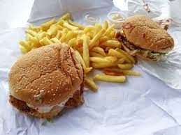 I Ate Burgers And Chips Burger And Chips Food Eat