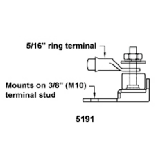 In line standard blade fuse holder; Buy Blue Sea 5191 Mrbf Terminal Fuse Block In Canada Binnacle Com