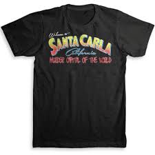 Santa Carla T Shirt American Apparel Tri Blend Vintage Fashion Graphic 795 Mxn Liked On Polyvore Featu American Apparel Tri Blend American Shirts Shirts