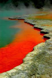 The Champagne Pool It Was Formed By A Hydrothermal Eruption 900 Years Ago The Crater Has A Diameter Of A Places To See Places To Travel Wonders Of The World