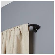 The tubing is 5/8 inches. 4 Affordable Curtain Rods That Aren T Frilly In The Least Architectural Digest