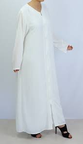 Mini robe d'halloween ceinturée imprimée à epaule dénudée. Abaya Blanche Longue Et Ample Avec Broderies Et Ouverture Zip Sur Le Devant Pret A Porter Et Accessoires Sur Orientica Com