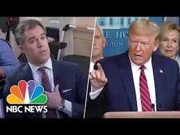 Nbc white house correspondent peter alexander spends much of his day covering the big cheese alexander was working in the building's nbc news booth when he had an unexpected interview. Trump Berates Peter Alexander Over Coronavirus Question You Re A Terrible Reporter Nbc News Youtube