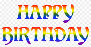 Big Image Happy Birthday In Rainbow Colors Free Transparent Png Clipart Images Download Download all photos and use them even for commercial projects. happy birthday in rainbow colors