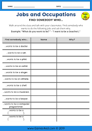 Jobs And Occupations Worksheet Esl Worksheets For Beginners Wh Questions Worksheets Esl Worksheets Esl Worksheets For Beginners