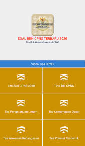 Di dalam soal seperti ini, sobat dituntun untuk konsentrasi yang tinggi, dituntut tenang dalam menghadapi soal, atau juga dituntut berimajinasi lebih. Soal Bkn Cpns Terbaru 2020 For Android Apk Download