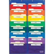 Doublewide Paper Pal Pocket Chart Teaching Organization