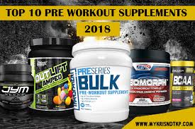 top 10 pre workout supplements drink