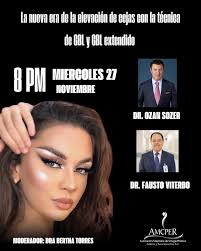 La Dra Bertha Torres, Presidente de la Asociación Mexicana de Cirugía  Plástica Estética y Reconstructiva agradece y Felícita en nombre de toda la  membresía de la AMCPER , a todos los participantes