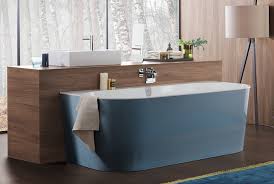Existe en version vidage à droite ou vidage à gauche sur ce site. 8 Baignoires Semi Ilots Le Design Sans Les Difficultes De Pose