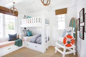 The colors used in a nautical theme are themselves, relaxing and calming, and the use of nautical accessories make the room serene and comforting. Nautical Decor Ideas From Stylish Sea Friendly Rooms Hgtv