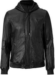 Mens Leather Jacket With Hoodie Men S Leather Jacket Leather Jacket Leather Jacket With Hood