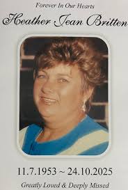 I Know My Mum Heather Arnott Passed Away Age 56 On Last Month January  Sunday The 19th And Had Her Funeral In Holytown Crematorium At Memoriol Way  Holytown In Motherwell At 9:30am