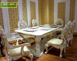 Luxury Baroque Wooden Carved Square Shape Dining Table Set From China Furniture Factory View Luxury Dining Table Set Oe Fashion Product Details From Foshan Oe Luxury Dining Chair Furniture Factory Luxury Dining