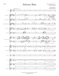 Him — solitary man (neil diamond cover) (and love said no. Solitary Man Neil Diamond Sheet Music For Trumpet In B Flat Violin Trombone Drum Group More Instruments Mixed Ensemble Musescore Com