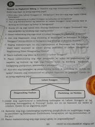 Gawain Sa Pagkatuto Bilang 1 Hanahin Ang Mga Sumusunod Na Katanungan Isulat Ang Sagot Sa Tyong Brainly Ph