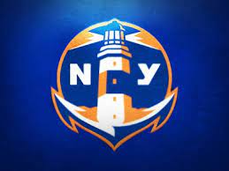 The new york islanders logo colors are blue and orange. New York Islanders Logo Concept By Quentin Brehler On Dribbble