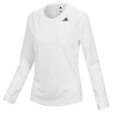 Details About Adidas Women D2m Climalite L S Shirts White Yoga Gym Shirt Top Tee Jersey Bk2717