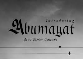 Abumayat Font By Little Scar Creative Fabrica