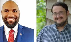 Gainesville city council candidate Devin Pandy and the chair of the Hall  County Democrats, Fred Swann, had to be separated during a heated  altercation at a party meeting last month. See link