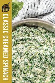 Classic Creamed Spinach Recipe In 2020 Creamed Spinach Best Creamed Spinach Recipe Side Dish Recipes