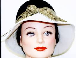 VINTAGE FRANK OLIVE BLACK BEIGE HAT WITH SNAKESKIN RIBBON 21 INCH  CIRCUMFERENCE