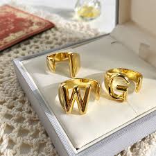 Z tsɛt ist der 23. 18k Gold Plated Alphabet A Z Letters Initial Name Brass Chunky Rings Jewelry 2021 Buy 26 Alphabet Initial Letters Name Irregular Rings Jewelry For Women 2021 New Trendy Adjustable Open Ladies Meaningful