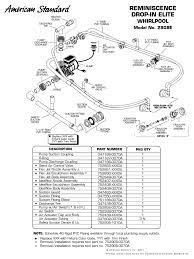 La26940 hydroair jet replacement kit white. American Standard Reminiscence 2908e Parts List Pdf Download Manualslib