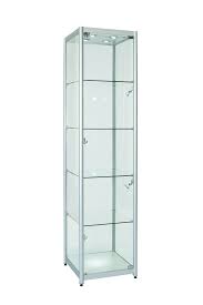 The elegance of these displays also makes them a popular choice for both domestic use for personal collections and awards, and for business use. Glass Cabinet Aluminium Single Door Various Colours Sizes