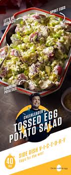 Cheerleader S Tossed Potato Salad Vegetarian Recipes Cooking Recipes Healthy Recipes