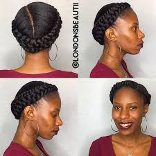 We believe in keeping up with the trends while giving we offer some of the best hair weaves and hair extensions and growth tretments in md,dc, va. Crown Braids Done By London S Beautii In Bowie Maryland Crown Hairstyles Natural Hair Styles Braided Crown Hairstyles