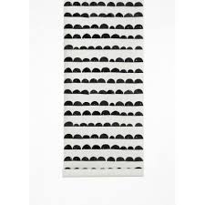 Suitable for wallpaper, book cover illustration, web. Black And White Nonwoven Wallpaper Half Moon By Ferm Living