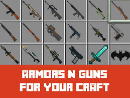 All monsters deal the same amount of damage as their weapons, monsters with no weapons deal 2 hearts of damage. Weapon Mod For Minecraft Pe For Android Apk Download