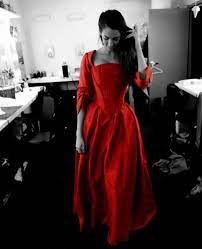 Amber Getting Fitted To Play Maria Reynolds Hamiltonchi Hamilton Outfits Stage Costume Theatre Kid