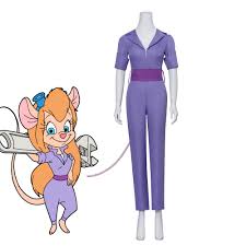 Animation Gadget Hackwrench Cosplay Costume Women's Purple Zipper Jumpsuit  Halloween Carnival Party Role Play Outfits - AliExpress