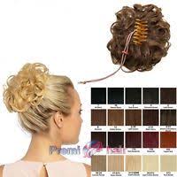 Claw Clip In On Clamp Curly Bun Updo Hairpiece Various