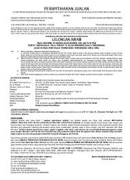 Contoh surat permohonan untuk meminjam uang di koperasi. Dokumen Pinjaman Pelajaran Mara