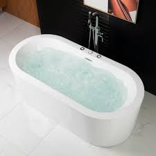 Inset, freestanding inset or sunken size of bathroom: á… Woodbridge 67 X 32 Whirlpool Water Jetted And Air Bubble Freestanding Bathtub B 0030 Bts1606 Woodbridge