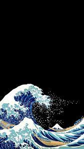 ❤ get the best waves wallpaper on wallpaperset. Amoled Great Wave Off Kanagawa Wallpaper Iphone Android Background Followme Waves Wallpaper Waves Wallpaper Iphone Iphone Wallpaper Vintage