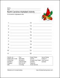 Learn About North Carolina With Free Printables North Carolina Alphabet Activities Carolina