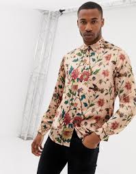 Floral shirt pink pink floral floral shirt pink shirt flower background pattern decorative decoration fashion beautiful ornament element vintage nature abstract clip art ornate template summer style t shirt retro card spring white creative beauty decor clothing modern silhouette color colorful wallpaper leaf. Asos Design Regular Fit Satin Floral Printed Shirt In Pink 22 Asos Lookastic