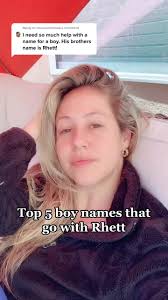 Best Middle Names for Rhett